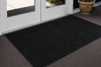 CSC Water Hog Diamond Mat,Absorbent All-Weather Doormat with Non-Slip Rubber Backing, Dirt & Moisture Trapper, Low Profile, Easy Clean