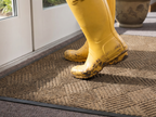 CSC Water Hog Diamond Mat,Absorbent All-Weather Doormat with Non-Slip Rubber Backing, Dirt & Moisture Trapper, Low Profile, Easy Clean