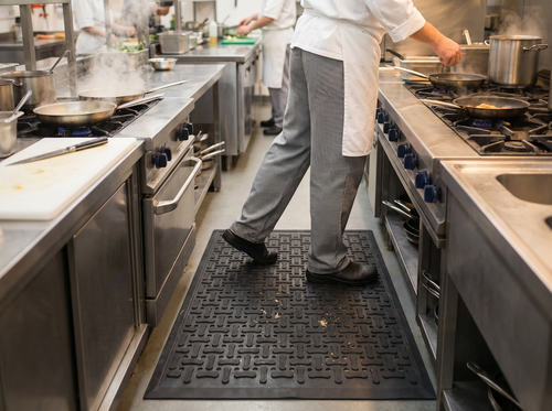 CSC Anti-fatigue Mat Non-Slip Oil-Resistant Nitrile Rubber Mat for Workshop Garage Kitchen