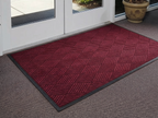 CSC Water Hog Diamond Mat,Absorbent All-Weather Doormat with Non-Slip Rubber Backing, Dirt & Moisture Trapper, Low Profile, Easy Clean
