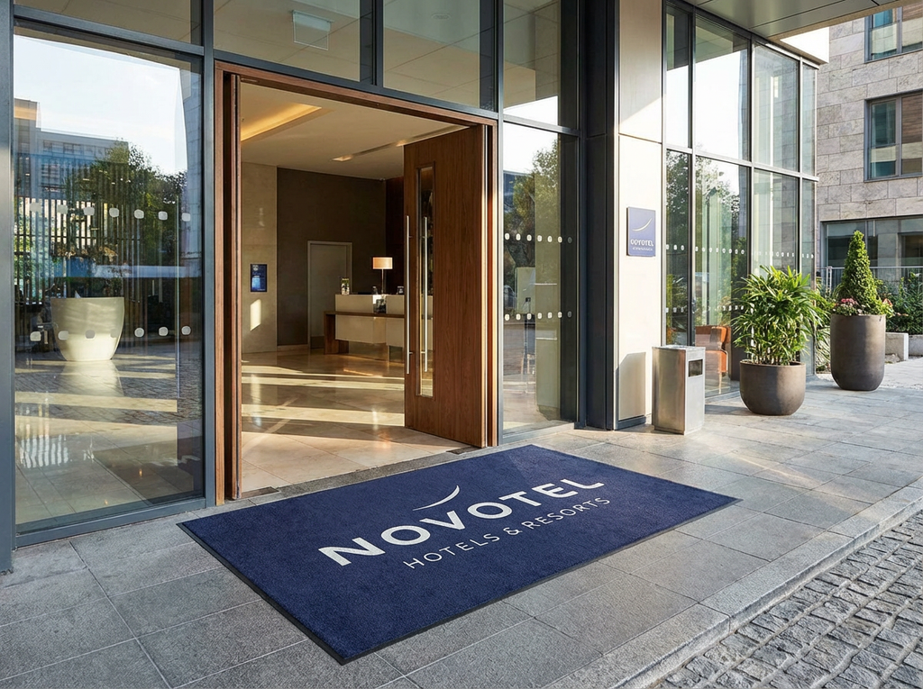 CSC Nylon Logo Mat,Personalized Nylon Entrance Rug, DIY Your Own Logo/Text for Business, Office & Home, Durable & Non-Slip